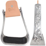 New! Cashel Aluminum Slanted Stirrups Engraved 2.5″ - Country Scene Saddlery and Pet Supplies