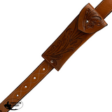 Sagebrush Roughout Barrel Style Saddle - 15 Inch Full QHB - Country Scene Saddlery and Pet Supplies