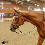 Schneiders® Ergonomic Flash English Bridle with Clear Crystal Browband - Country Scene Saddlery and Pet Supplies