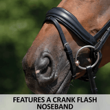 Schneiders® Ergonomic Monocrown Dressage Bridle with Crank Noseband - Country Scene Saddlery and Pet Supplies