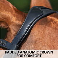 Schneiders® Ergonomic Monocrown Dressage Bridle With Crank Noseband Hunter