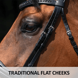 Schneiders® Ergonomic Monocrown Dressage Bridle With Crank Noseband Hunter