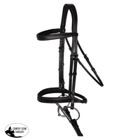 Schneiders® Flat Padded Hunter Bridle With Fancy Stitching Cob