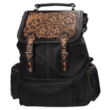 Schneiders® Tooled Leather Backpack - Country Scene Saddlery and Pet Supplies