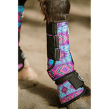 New! Aztec Bubblegum Bell Boots - Country Scene Saddlery and Pet Supplies