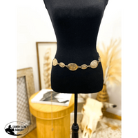 Sedona Concho Belt / Gold Western Belts