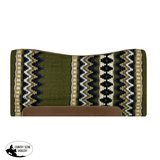 SH3001 Showman ® 36” X 34” Wool Top Contoured Memory Felt Bottom Saddle Pad – Southwest - Country Scene Saddlery and Pet Supplies
