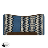 SH3001 Showman ® 36” X 34” Wool Top Contoured Memory Felt Bottom Saddle Pad – Southwest - Country Scene Saddlery and Pet Supplies
