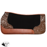 Showman 31" x 32" Cowhand Contoured Black Felt Saddle Pad - Country Scene Saddlery and Pet Supplies