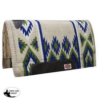 New! Showman 36 X 34 100% Wool Top Cutter Style Saddle Pad With Kodel Fleece Bottom And Grain