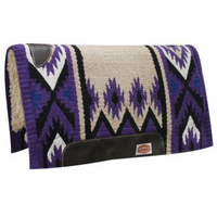 New! Showman 36 X 34 100% Wool Top Cutter Style Saddle Pad With Kodel Fleece Bottom And Grain