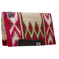 New! Showman 36 X 34 100% Wool Top Cutter Style Saddle Pad With Kodel Fleece Bottom And Grain