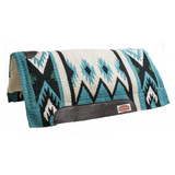 New! Showman 36 X 34 100% Wool Top Cutter Style Saddle Pad With Kodel Fleece Bottom And Grain