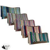 Showman 36" X 34" Wool Top Contoured Memory Felt Bottom Saddle Pad - Dusk - Country Scene Saddlery and Pet Supplies