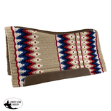 Showman 36" X 34" Wool Top Contoured Memory Felt Bottom Saddle Pad - Dusk - Country Scene Saddlery and Pet Supplies