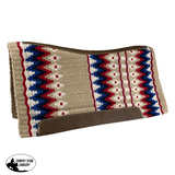 Showman 36" X 34" Wool Top Contoured Memory Felt Bottom Saddle Pad - Dusk - Country Scene Saddlery and Pet Supplies