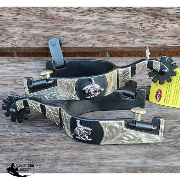 Showman Black Steel Spur.
