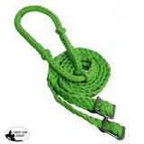 Showman braided nylon barrel reins with easy grip knots. - Country Scene Saddlery and Pet Supplies