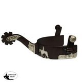 Showman™ brown steel spur. - Country Scene Saddlery and Pet Supplies