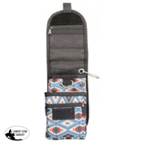 Showman Cordura Phone/ Accessory Pouch- Grey Aztec - Country Scene Saddlery and Pet Supplies