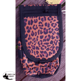 Showman Cordura Phone/ Accessory Pouch- Leopard - Country Scene Saddlery and Pet Supplies