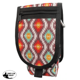 Showman Cordura Phone/ Accessory Pouch- Red Aztec