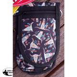 Showman Cordura Phone/ Accessory Pouch- Steerhead - Country Scene Saddlery and Pet Supplies