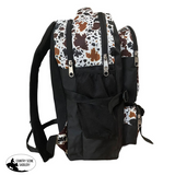 Showman Cow Print Tactical Backpack Handbags