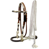 Showman Fine quality rawhide core show bosal. - Country Scene Saddlery and Pet Supplies