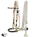 Showman Fine quality rawhide core show bosal. - Country Scene Saddlery and Pet Supplies