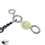 Showman Golden Harvest Stainless Steel JR Cowhorse Twisted Dogbone Snaffle - Country Scene Saddlery and Pet Supplies