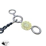 Showman Golden Harvest Stainless Steel JR Cowhorse Twisted Dogbone Snaffle - Country Scene Saddlery and Pet Supplies