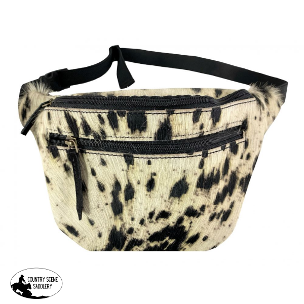 Showman Hip Pack (Fanny Pack) Bag With Hair On Cowhide Design Fanny Packs / Bum Bags