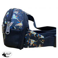 Showman Hip Pack (Fanny Pack) Bag With Steer Skull Design Fanny Packs / Bum Bags