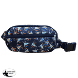 Showman Hip Pack (Fanny Pack) Bag with Steer Skull design - Country Scene Saddlery and Pet Supplies