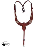 New! Showman Leather Pulling Collar. Pulling Breast Collars