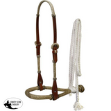 Showman leather rawhide braided. - Country Scene Saddlery and Pet Supplies
