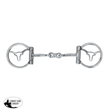 New! Showman Longhorn Stainless Steel D-Ring Dogbone Snaffle Bit - Country Scene Saddlery and Pet Supplies