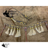 Showman™ Medium Oil Browband Headstall and Breast collar set - Country Scene Saddlery and Pet Supplies