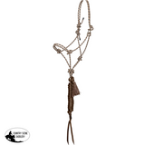 Showman Premium Diamond Quick-Tie Cowboy Knot Halter with Lead - Full/Cob - Knot Halter