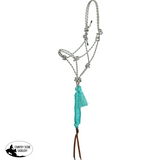 Showman Premium Diamond Quick-Tie Cowboy Knot Halter with Lead - Full/Cob - Knot Halter