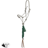 Showman Premium Diamond Quick-Tie Cowboy Knot Halter with Lead - Full/Cob - Knot Halter