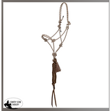 Showman Premium Diamond Quick-Tie Cowboy Knot Halter with Lead - Full/Cob - Knot Halter