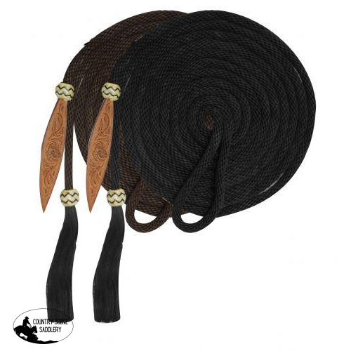 New! Showman® 21 Nylon Mecate Reins