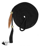New! Showman® 21 Nylon Mecate Reins Black