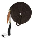 New! Showman® 21 Nylon Mecate Reins Brown