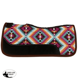 New! Showman ® 24" x 24" Pony Nylon Printed Top Contoured Felt Bottom Saddle Pad - Country Scene Saddlery and Pet Supplies
