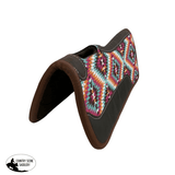 New! Showman ® 24" x 24" Pony Nylon Printed Top Contoured Felt Bottom Saddle Pad - Country Scene Saddlery and Pet Supplies