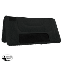 Showman ® 24X 24 Kodel Fleece Princess Pad. Black Western Pads