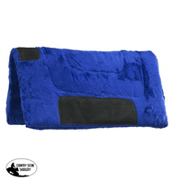 Showman ® 24X 24 Kodel Fleece Princess Pad. Blue Western Pads